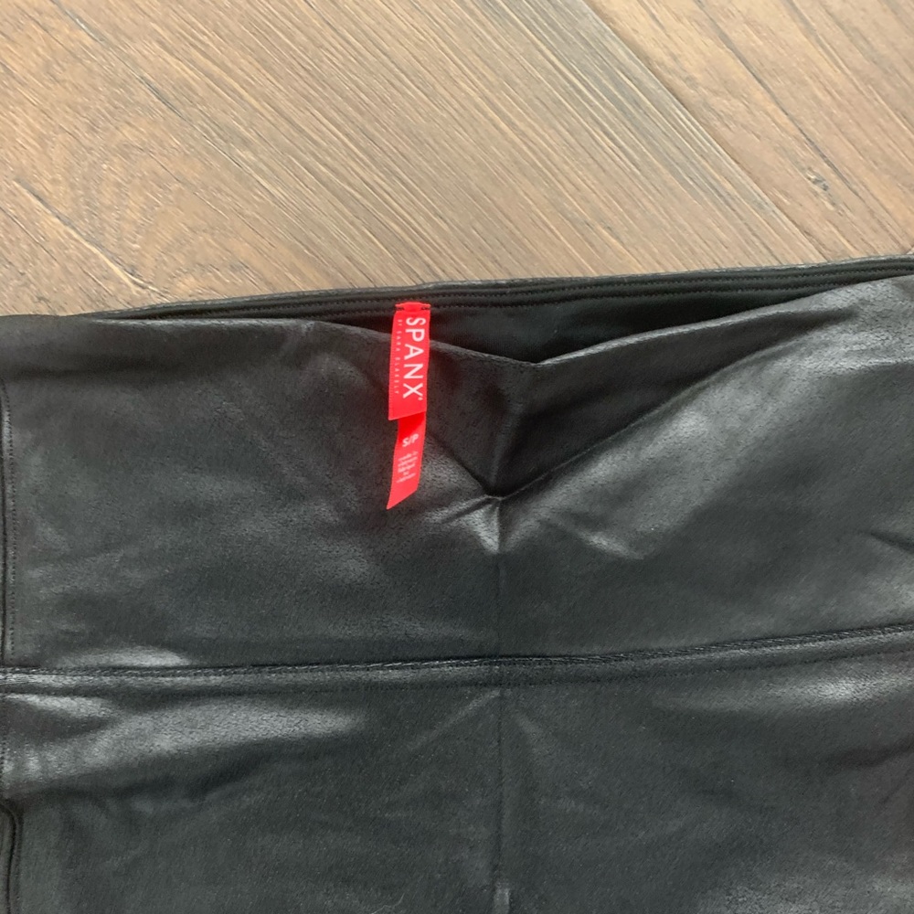 Spanx leather leggings